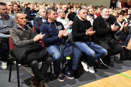 Predsednik Športne zveze Bogdan Tušek